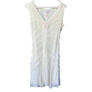 Gorgeous Vintage Silk Chiffon Dress size L